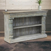 Indian Hand Carved Solid Wood Bookshelf B32